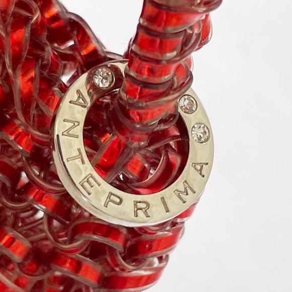 Anteprima red mini wire bag key ring charm - Picture 6 of 6